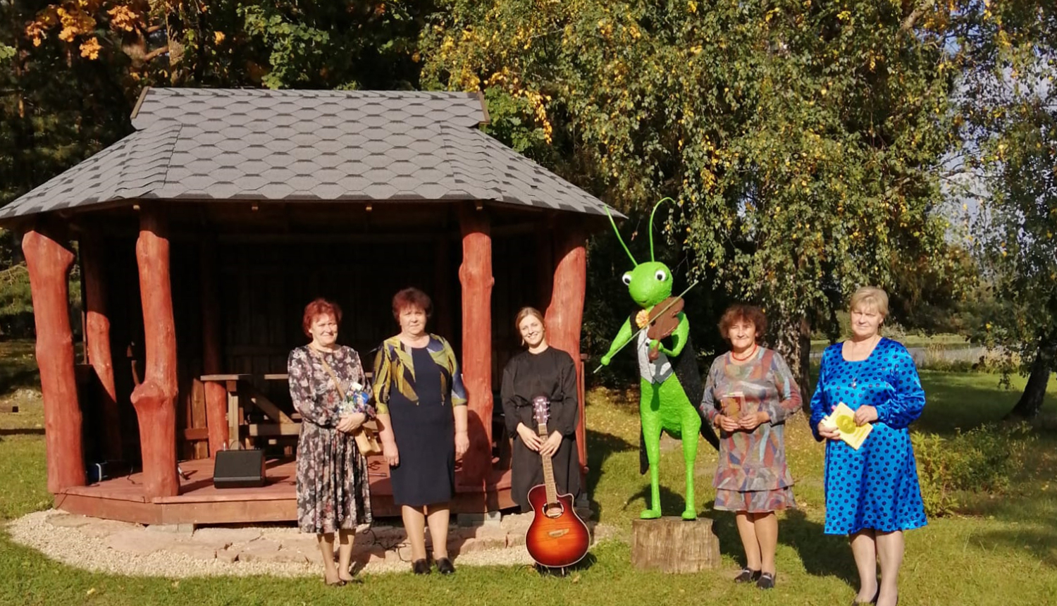 Dzejas dienu Rubeņos dalībnieki