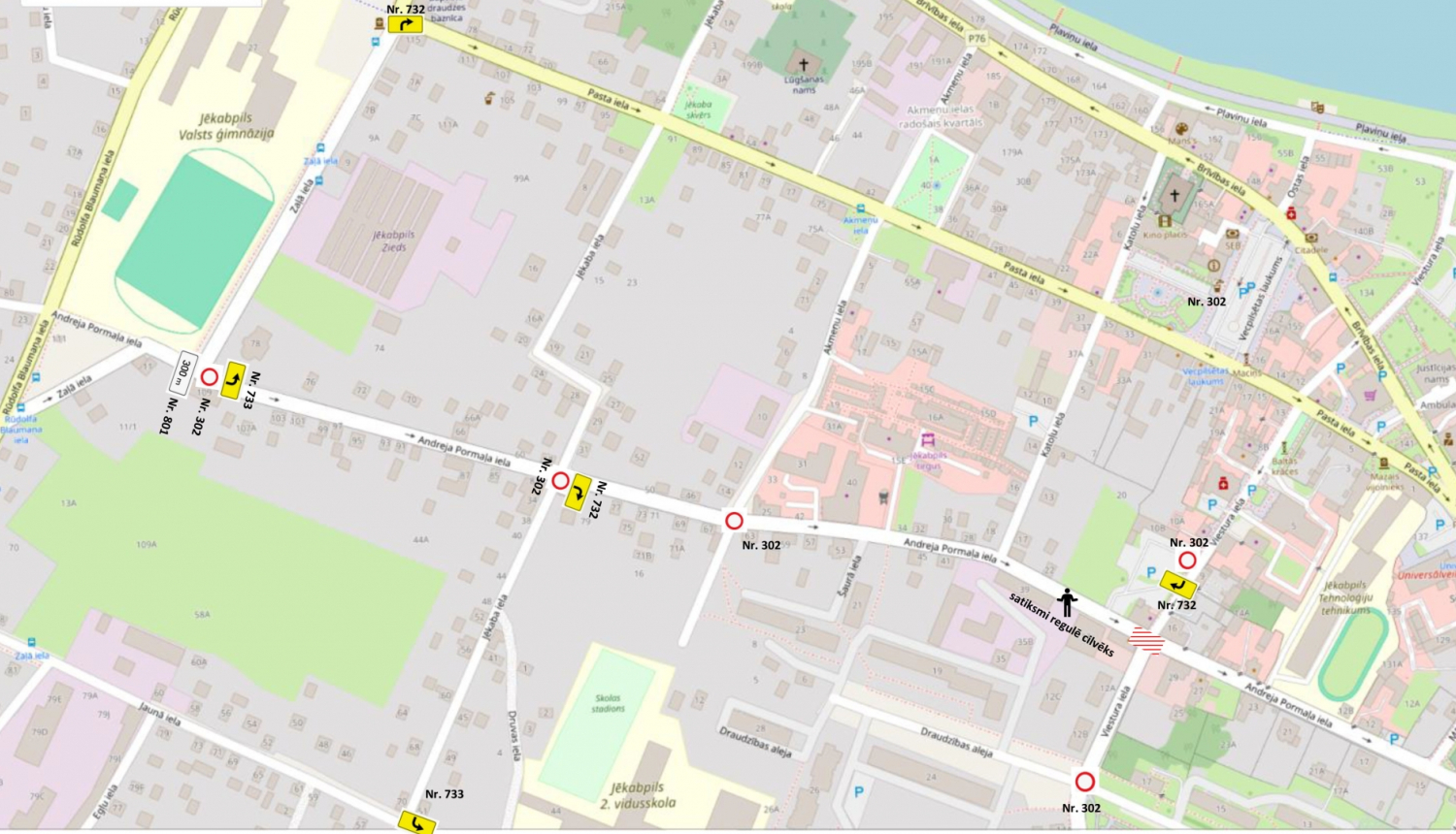 Satiksmes organizācijas shēma