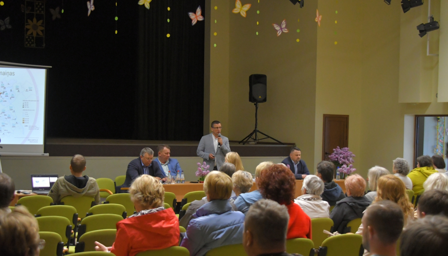 Domes vadības tikšanās ar iedzīvotājiem Salas pagastā