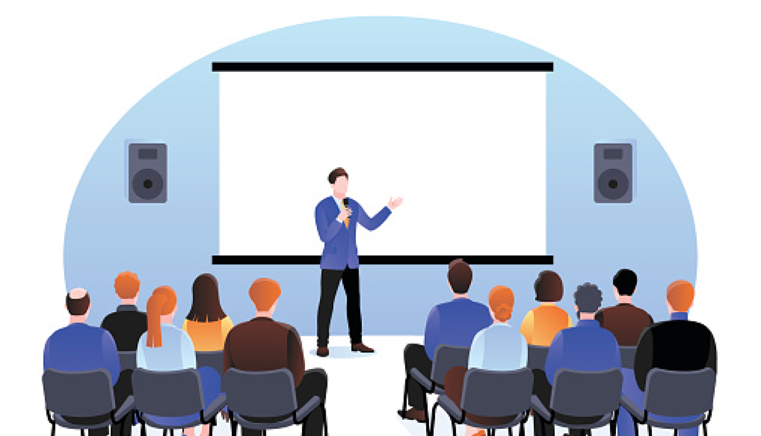 Zīmēta semināra vizualizācija