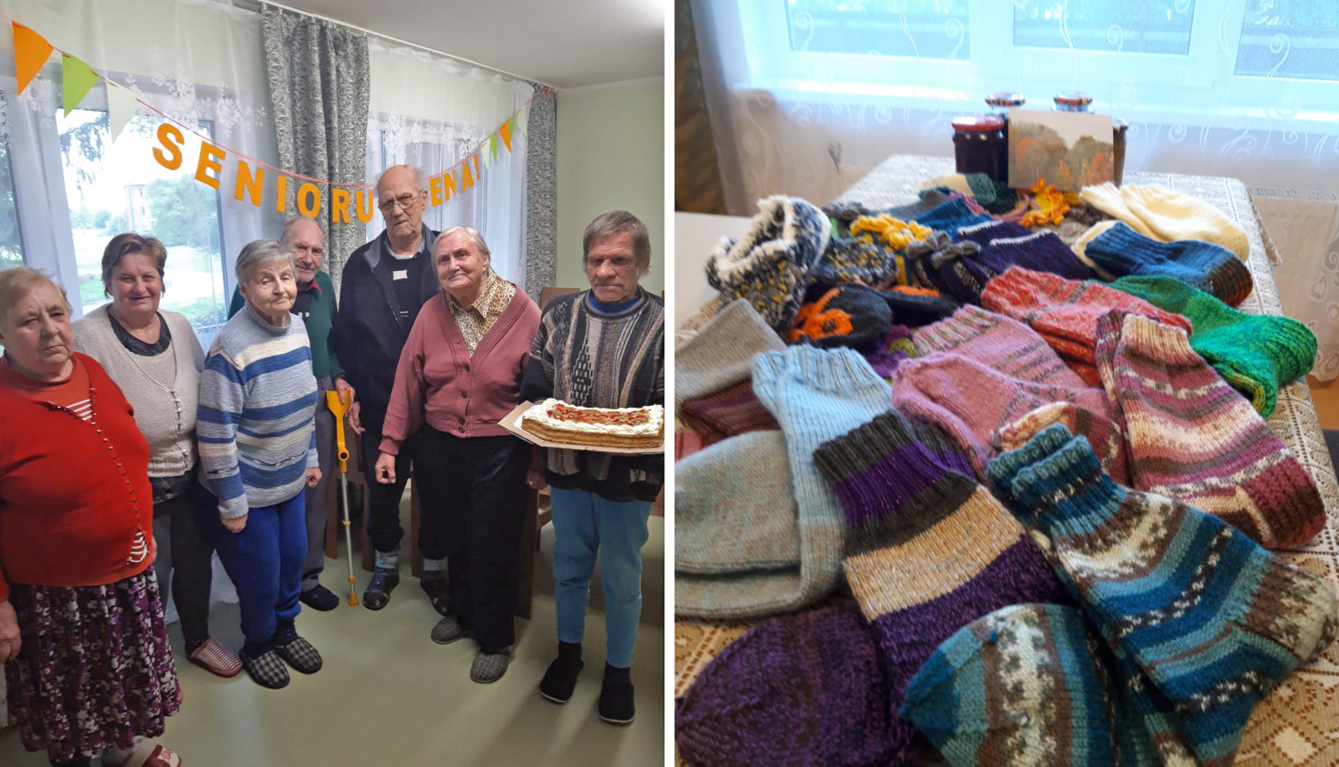 Senioru diena un dāvinājums Mežvijās