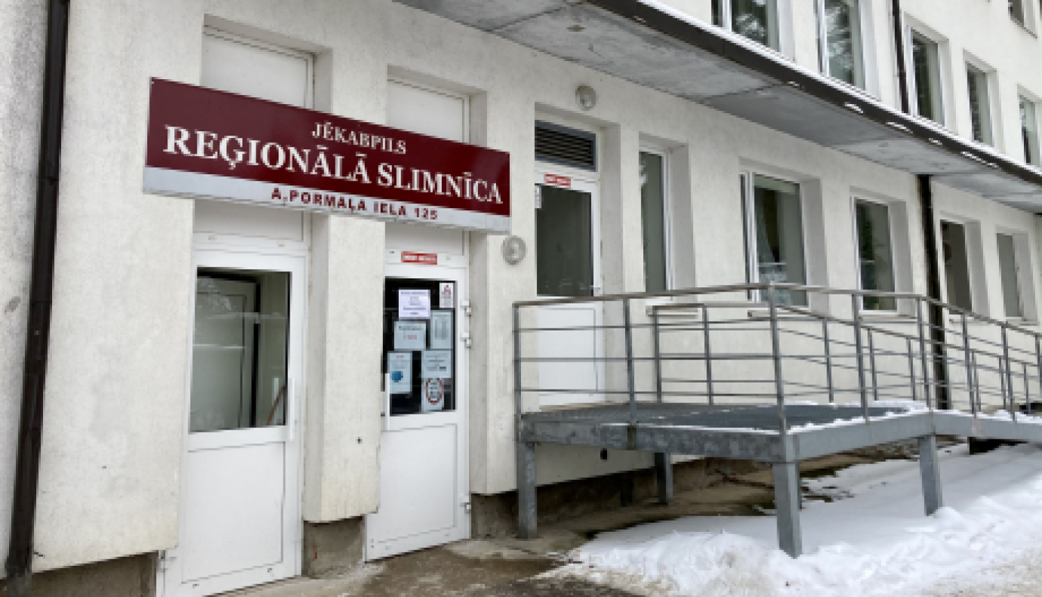 Izmaiņas apmeklētāju pieņemšanā saistībā ar būvniecības darbiem SIA “Jēkabpils reģionālā slimnīca”