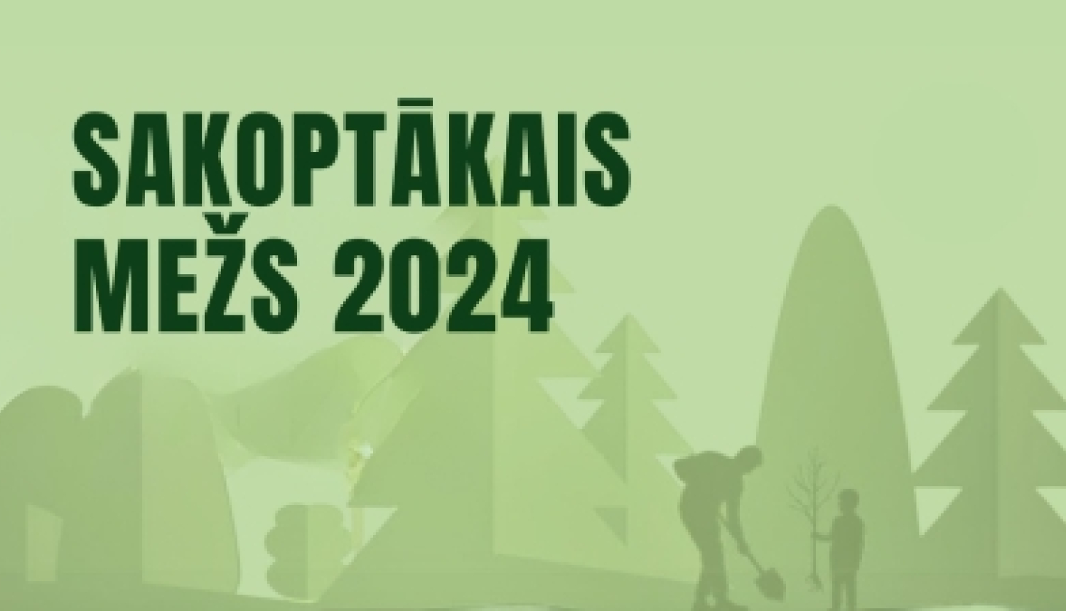 Sakoptākais mežs 2024 plakāts