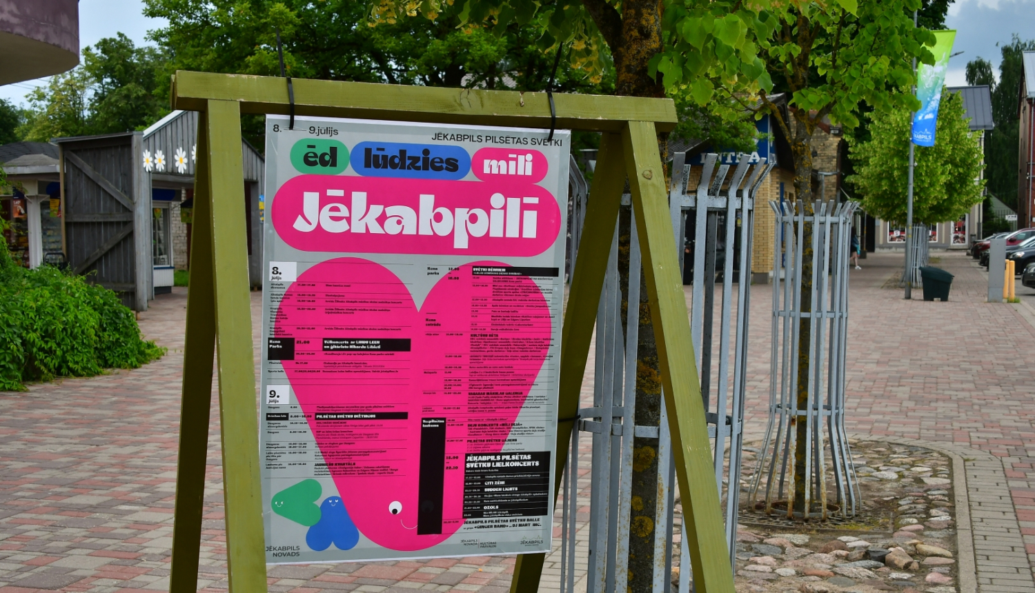 Jēkabpils pilsētas svētku afiša