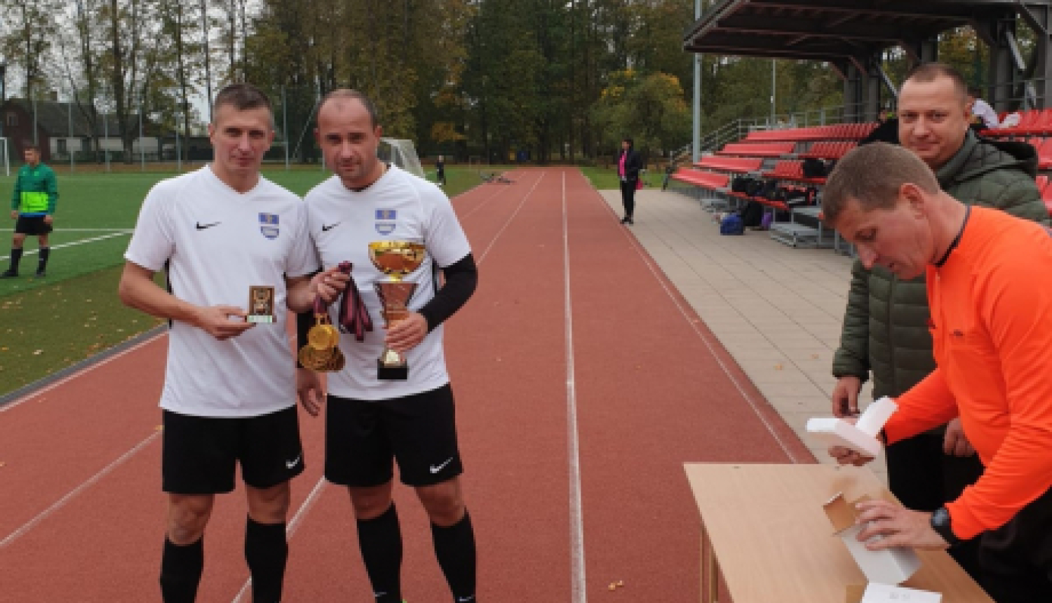 Jēkabpilī aizvadīts futbola mačs A. Gospodarjova piemiņai 