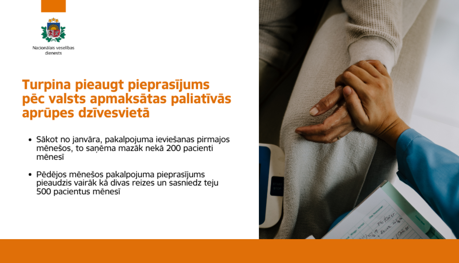 Paliatīvā aprūpe - uzsaukuma afiša