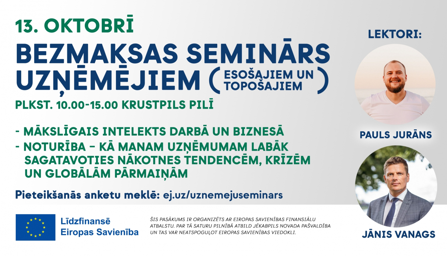 Mācību uzsaukuma plakāts - teksts uz gaiši pelēka fona