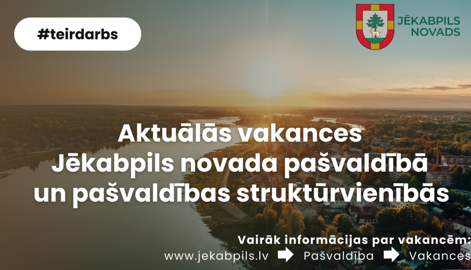 uzsaukums vakancēm - plakāts