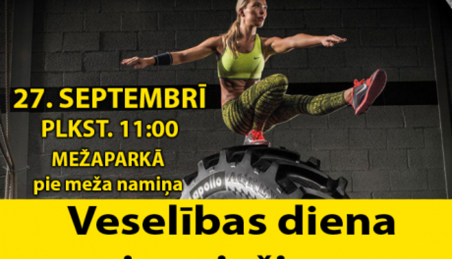 27.septembrī Jēkabpils Mežaparkā notiks “Veselības diena jauniešiem”