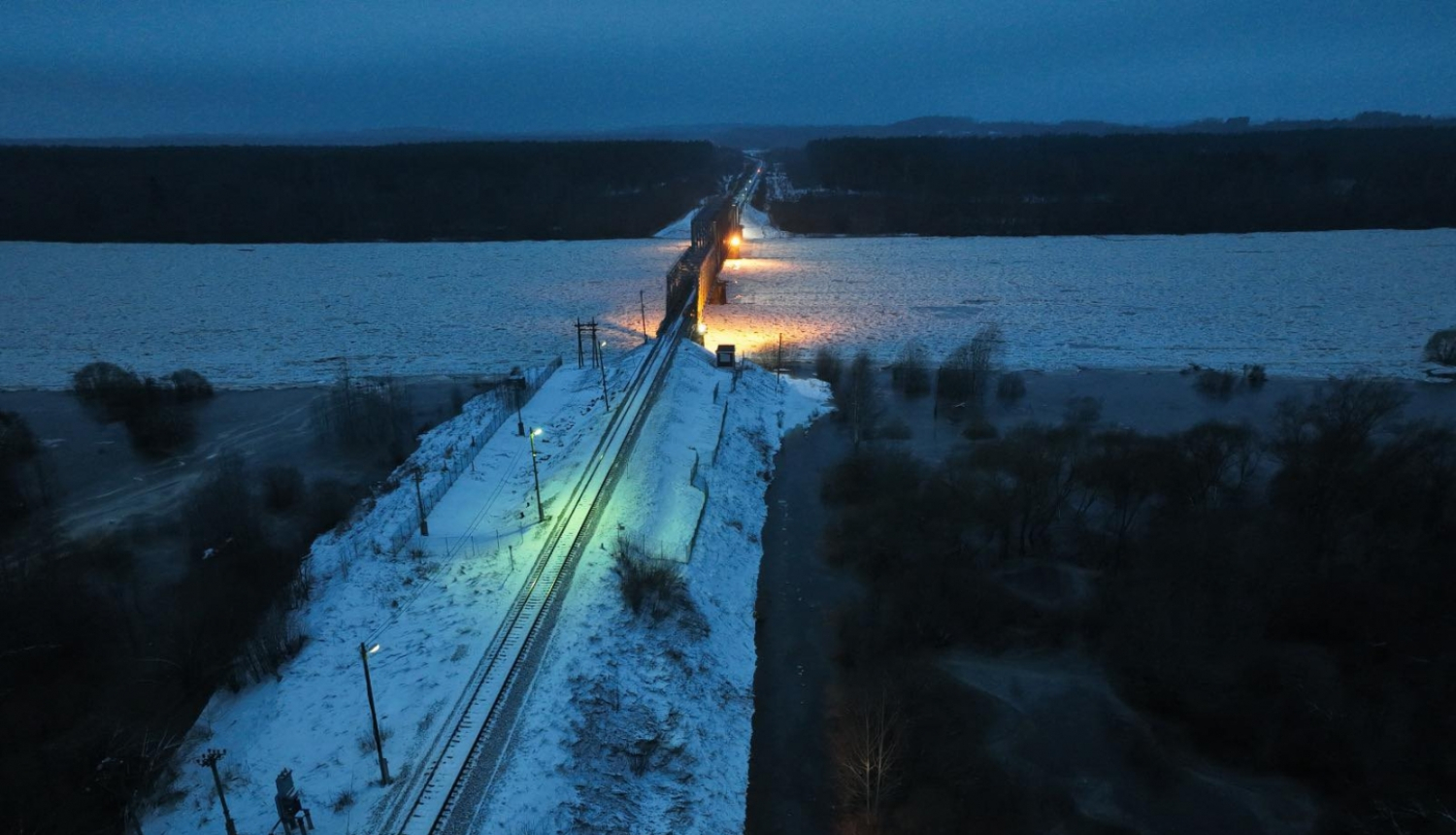Applūst Zeļķu tilts Jēkabpils novadā
