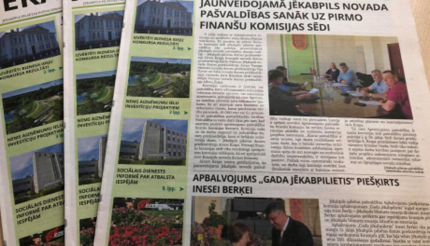 Iznācis pašvaldības laikraksta "Jēkabpils vēstis" jūlija izdevums