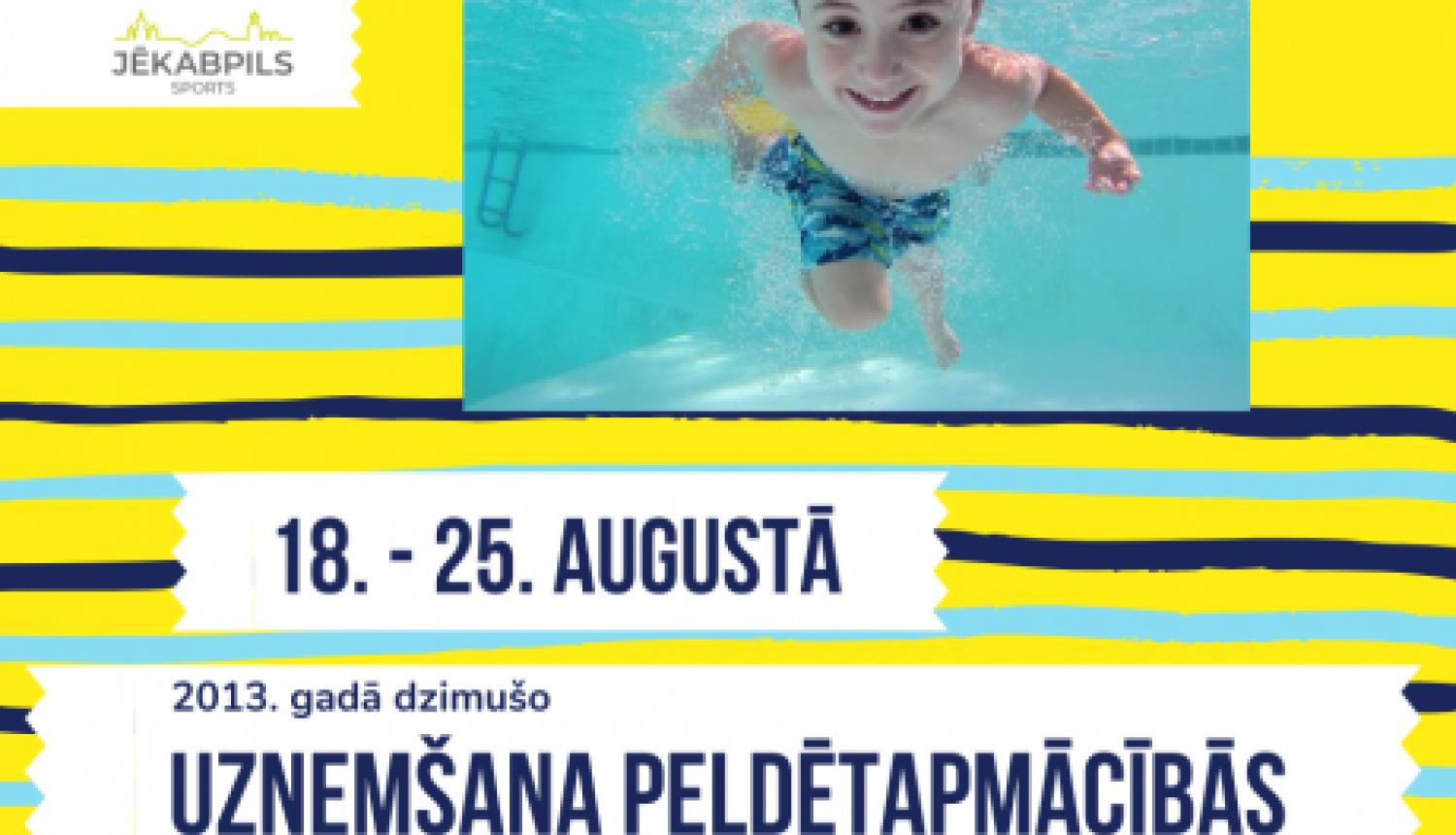 Aicina pieteikties peldētapmācībām