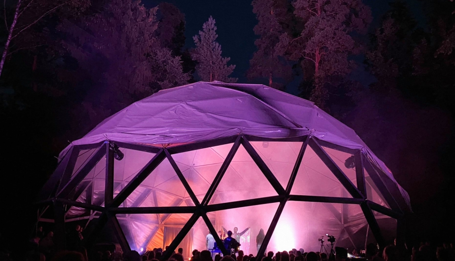 Attēls no mūzikas festivāla Sansusī