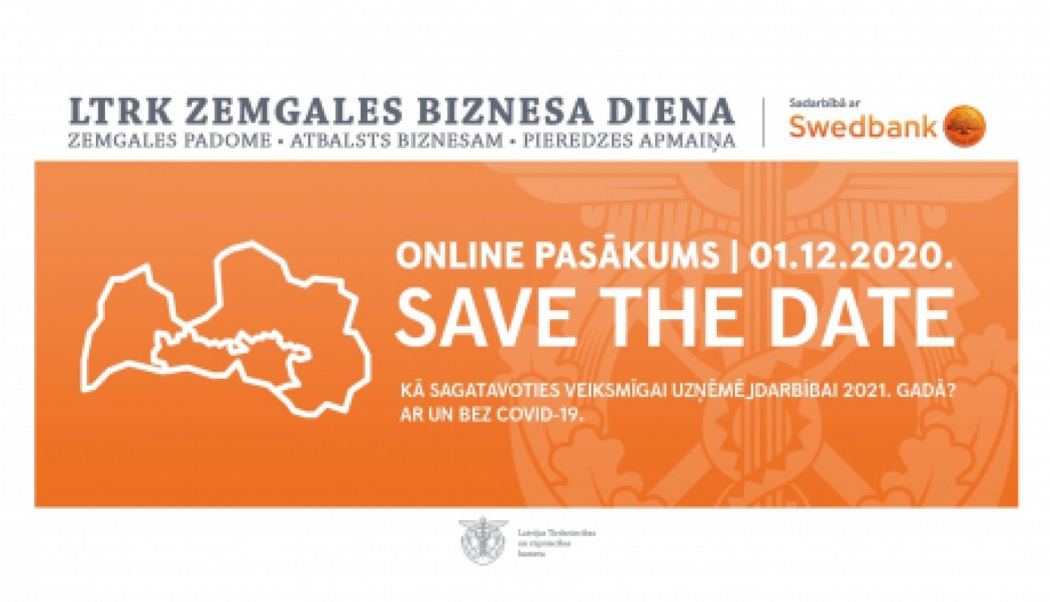 1.decembrī tiešsaistē norisināsies Zemgales Biznesa diena