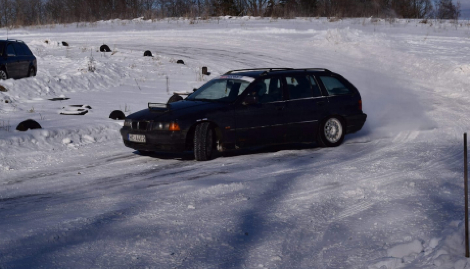 Jēkabpils Mežaparkā atvērta ziemas trase autobraucējiem
