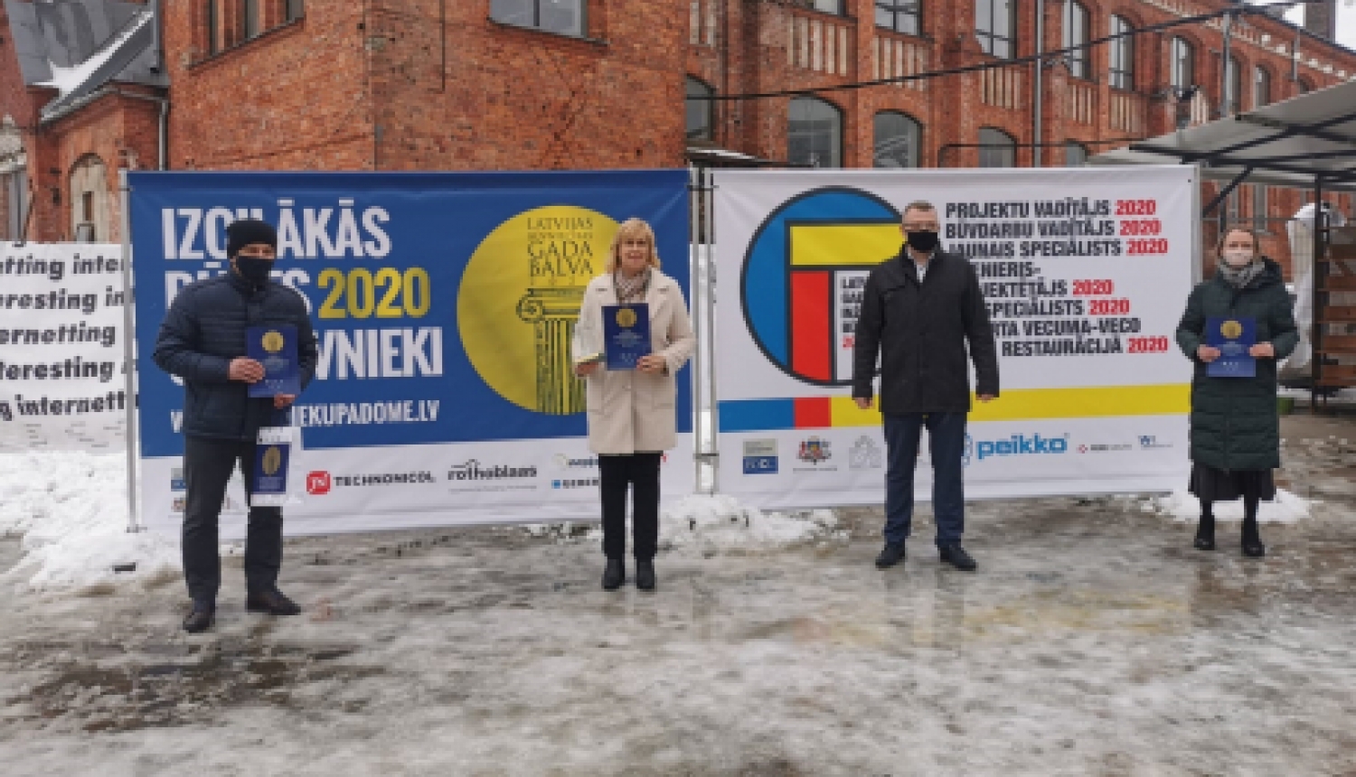 Konkursā "Latvijas Būvniecības gada balva 2020" divas godalgas saņem arī Jēkabpils objekti