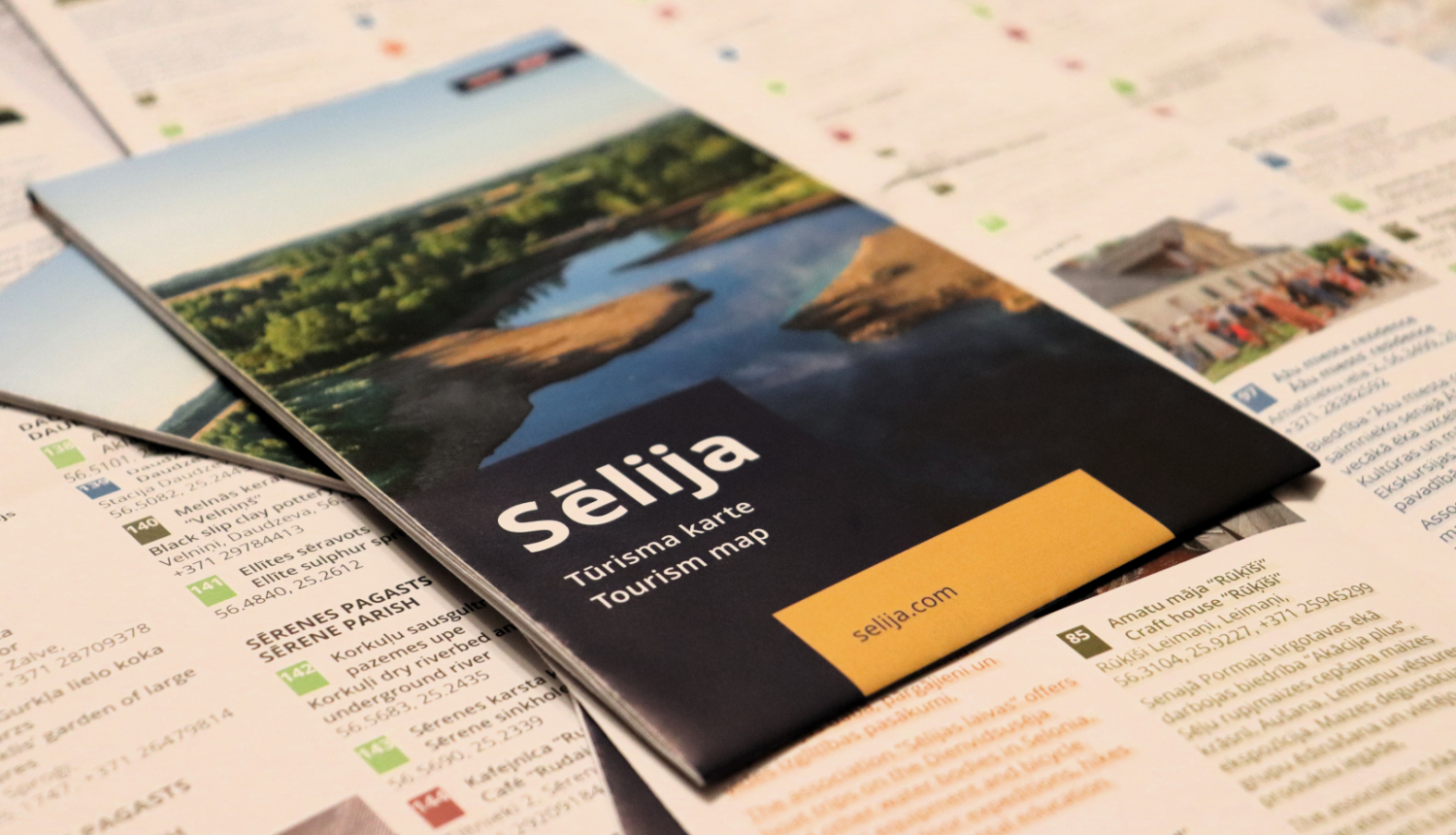 Sēlijas kartes foto
