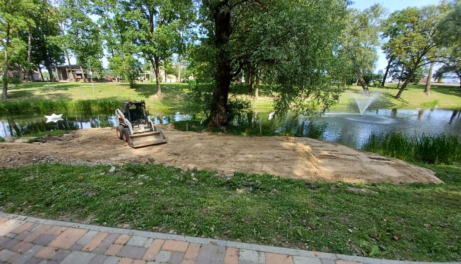 Vides objekta "Gredzeni" izbūve Kena parkā