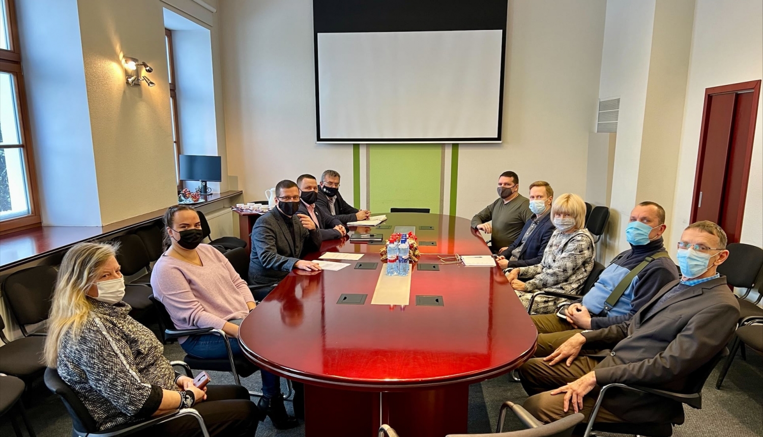 Domes priekšsēdētājs tiekas ar lauksaimniekiem