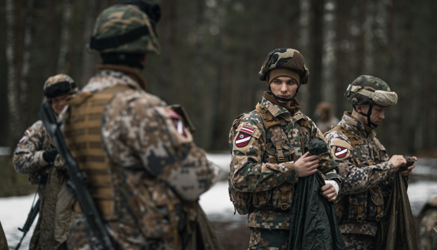 Ilustratīvs attēls ar Zemessardzi