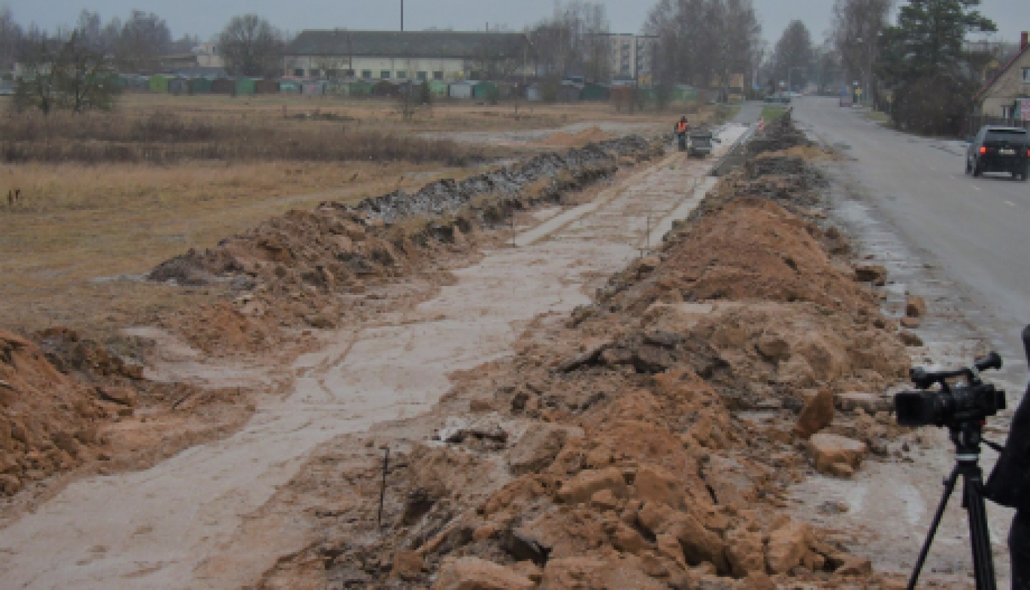 Apseko vairākus būvniecības objektus pilsētā