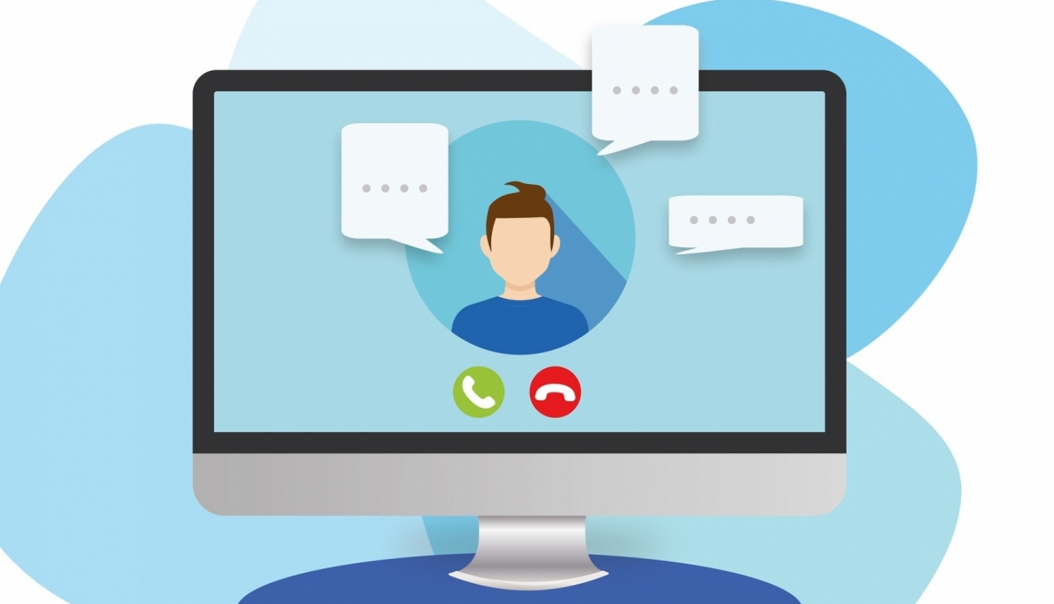 ilustrācija - attālinātais ierēdnis