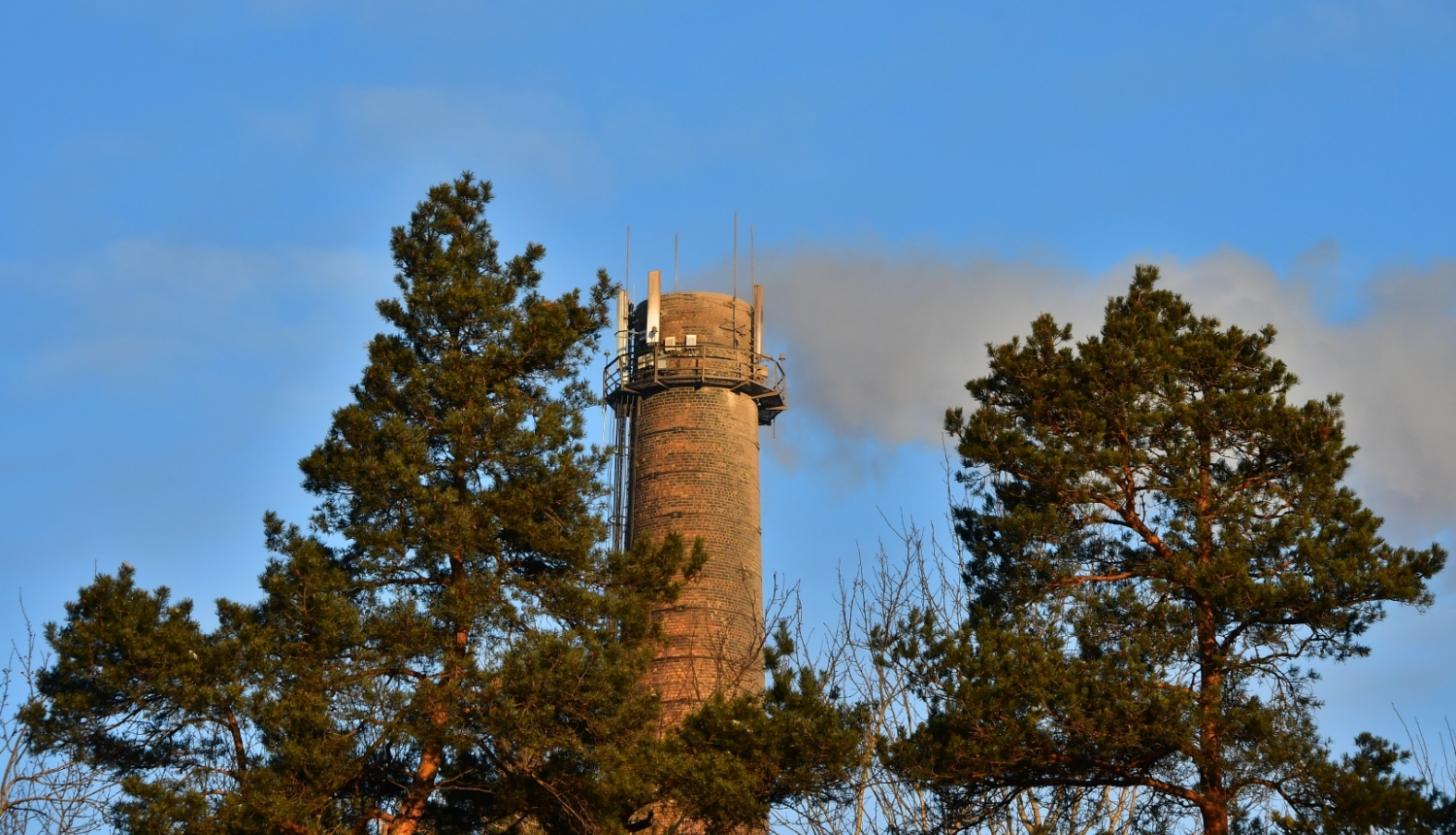 Tvaika ielas katlumājas dūmenis Jēkabpilī