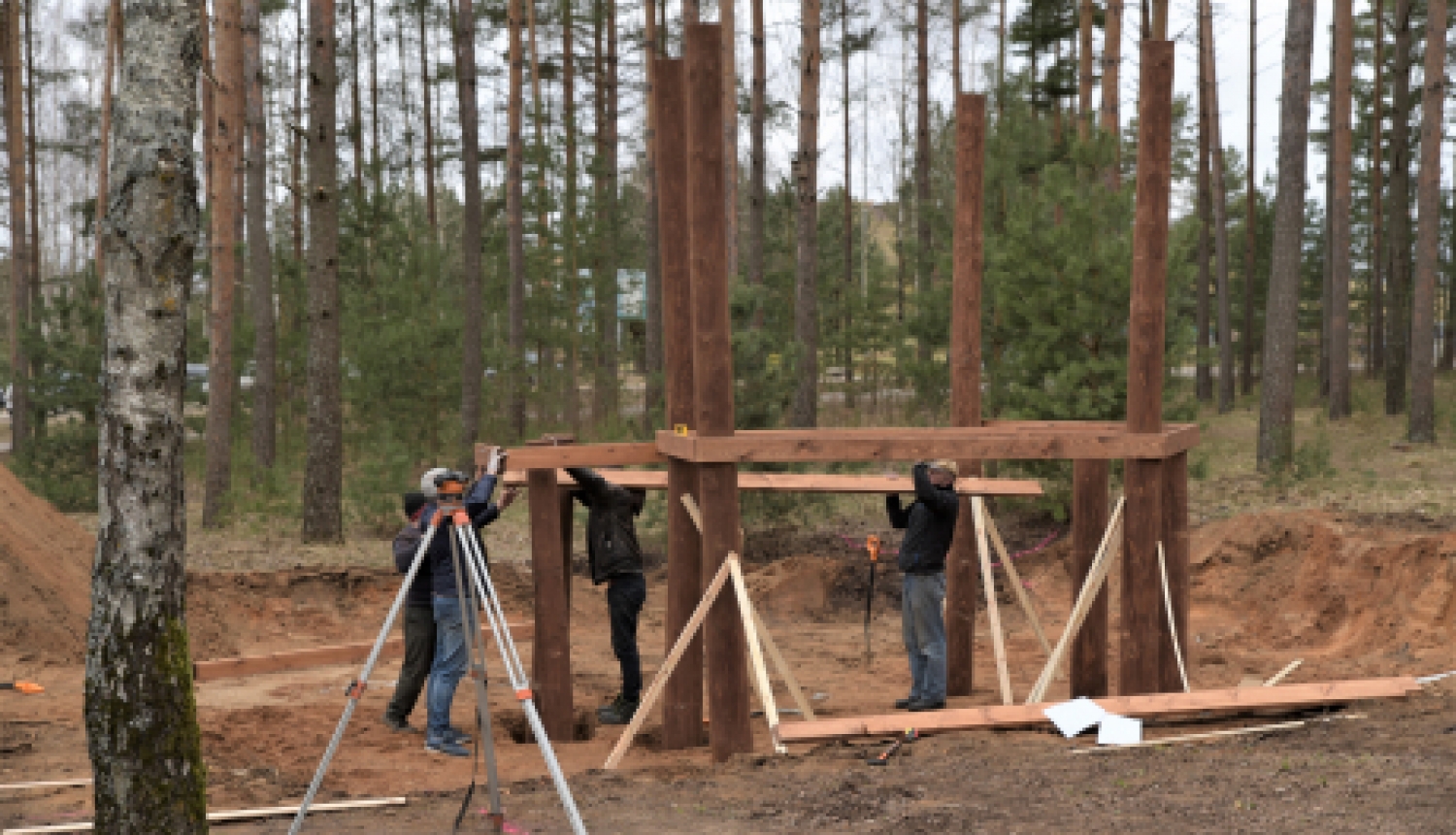 Jēkabpils Mežaparkā top "Lūša māja"