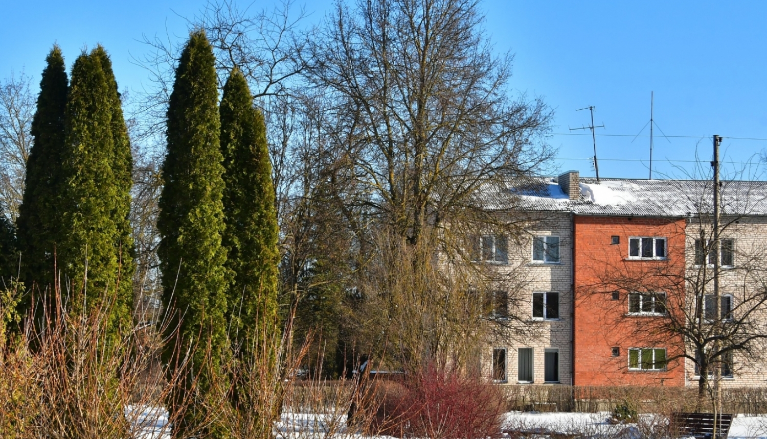 Daudzdzīvokļu ēka Salas pagastā