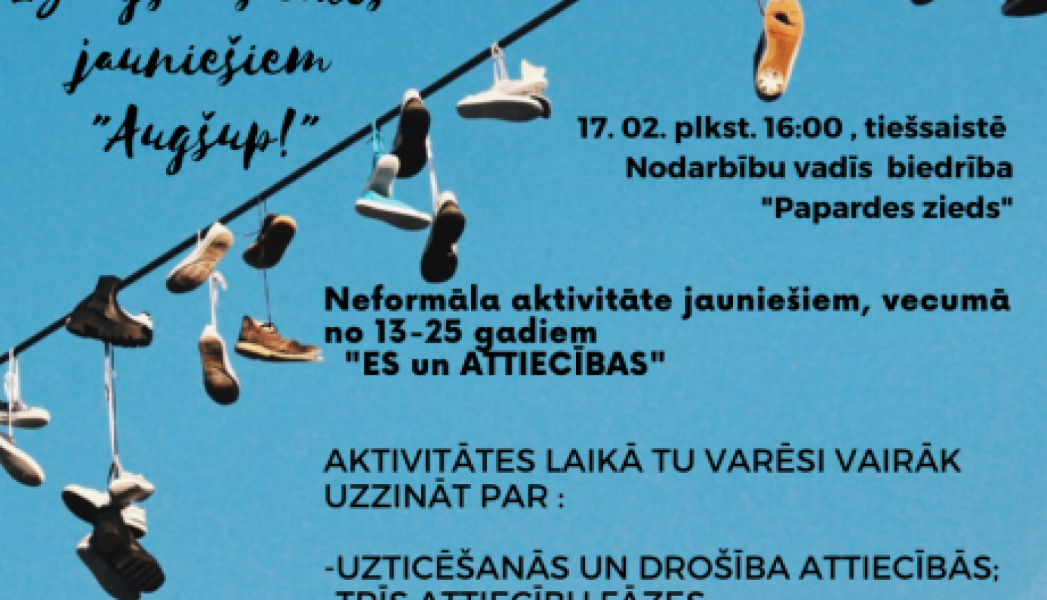 Izaugsmes cikls jauniešiem “Augšup!”