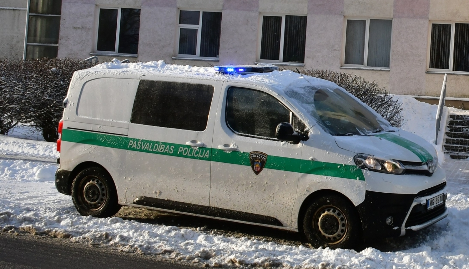 Pašvaldības policijas mašīna