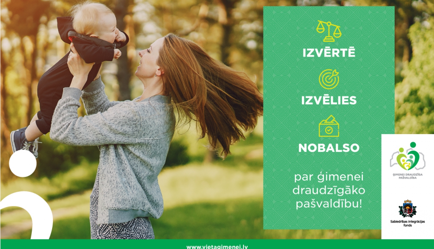 Ģimenei draudzīgākā pašvaldība - konkursa plakāts