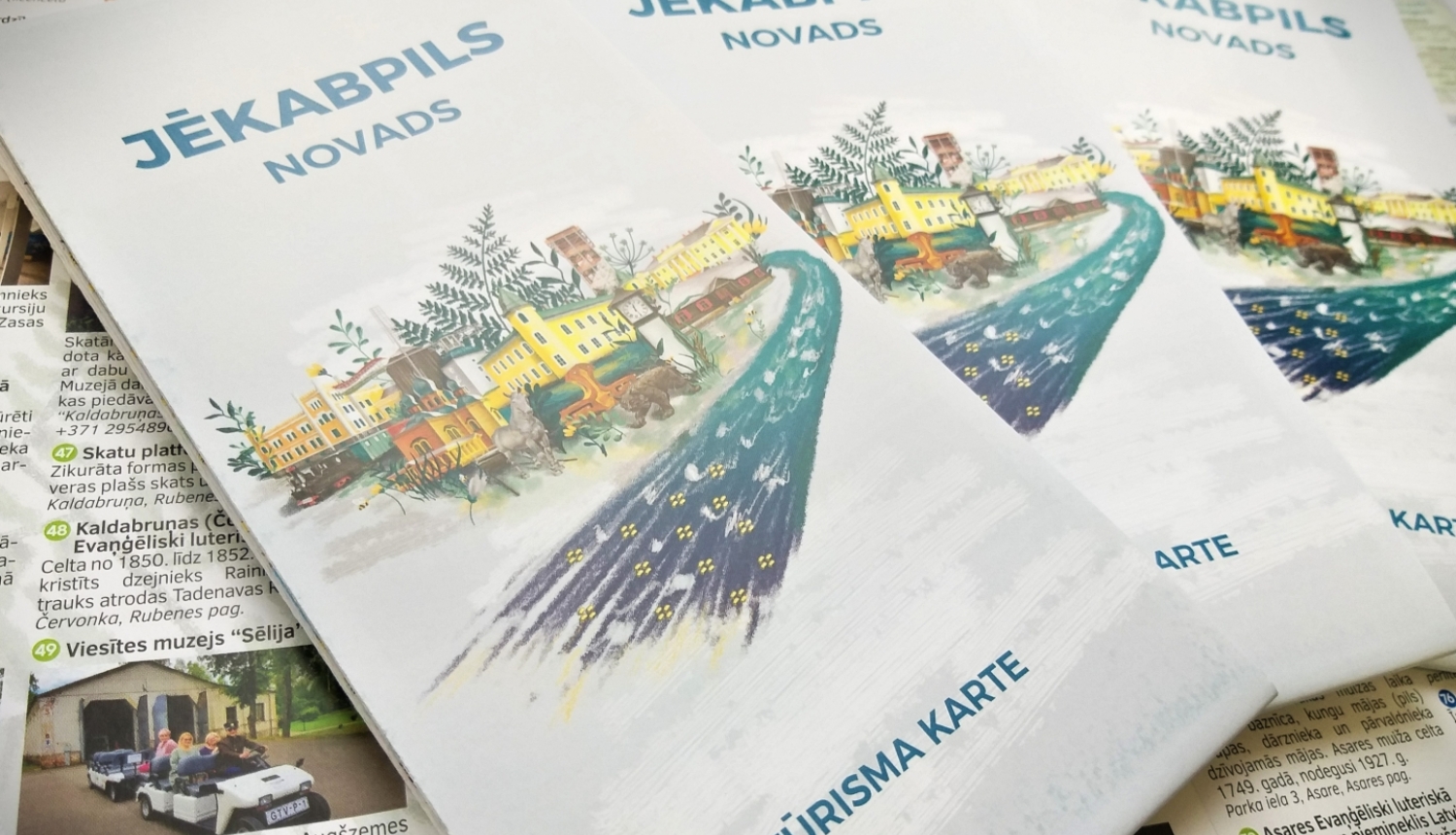 Jēkabpils novada tūrisma karte