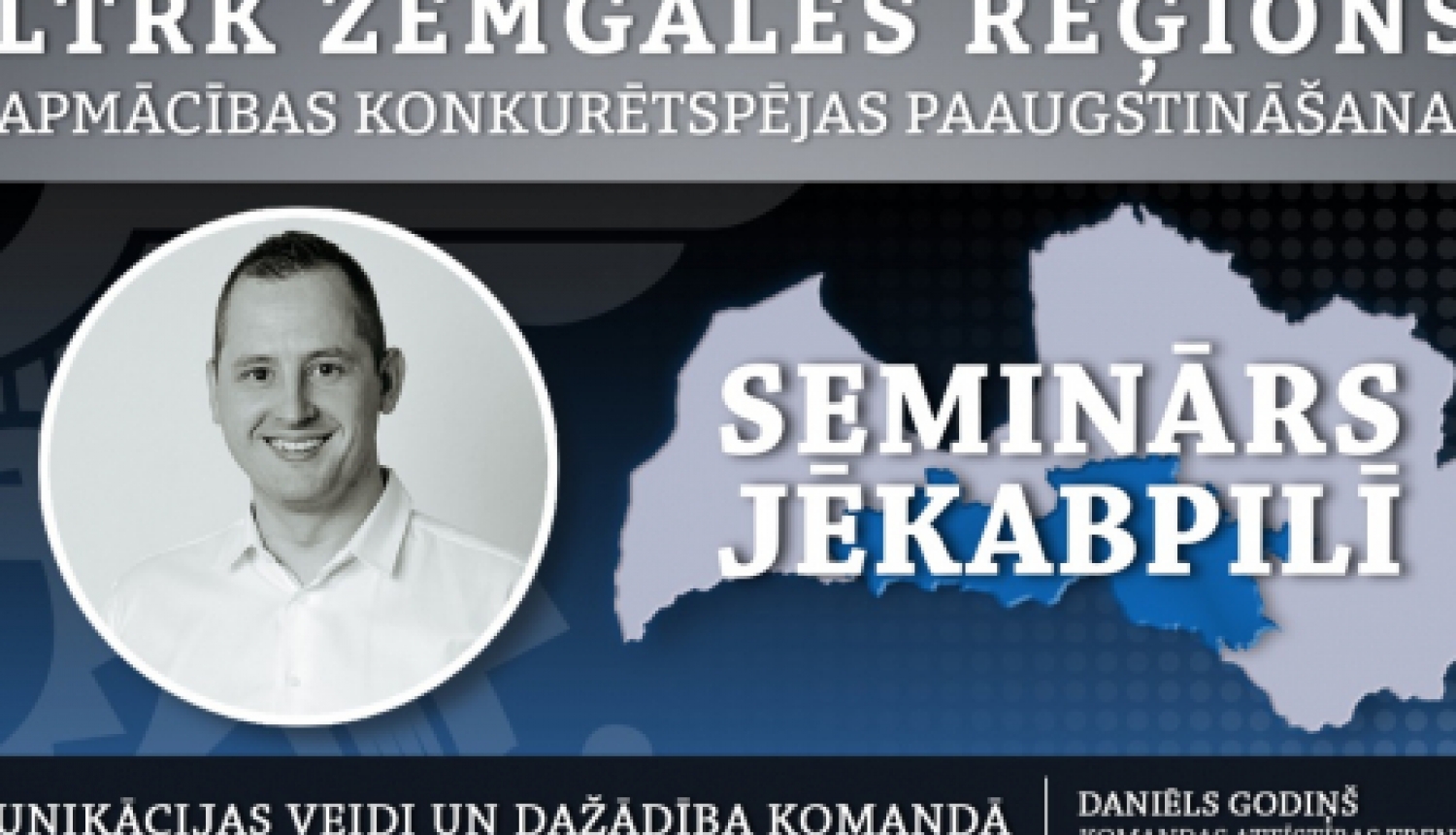 8.oktobrī aicina uz semināru "Komunikācijas veidi un dažādība komandā"