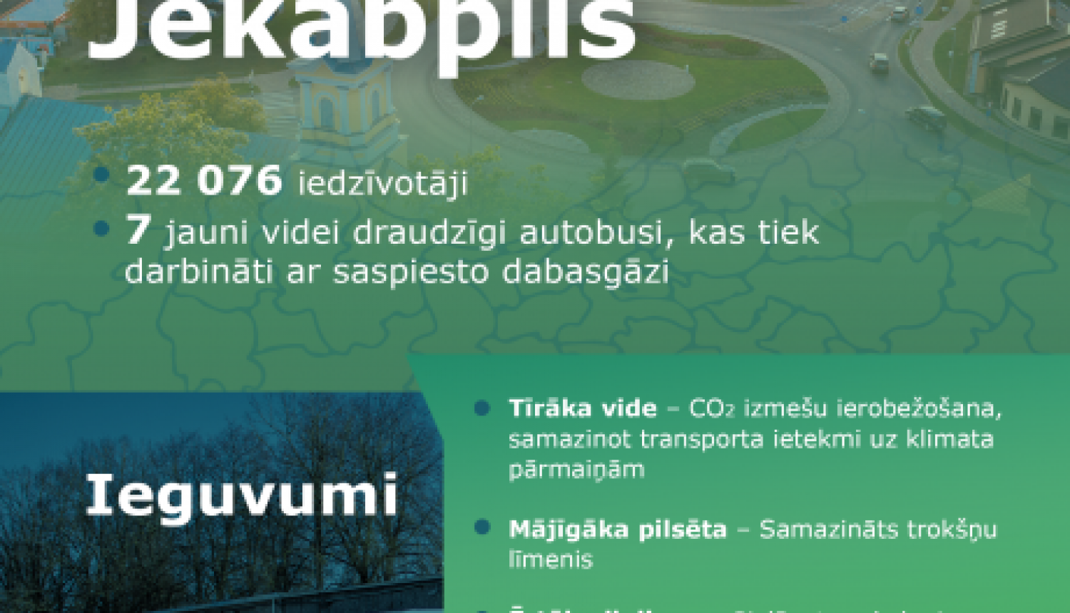 Jēkabpilī pasažieriem ērts, mūsdienīgs un videi draudzīgs sabiedriskais transports