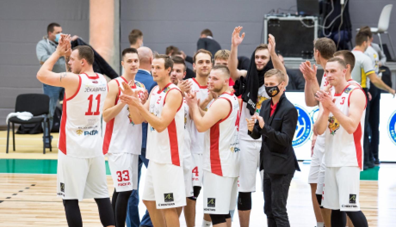 Jēkabpils sporta halle atklāta ar uzvaru basketbolā