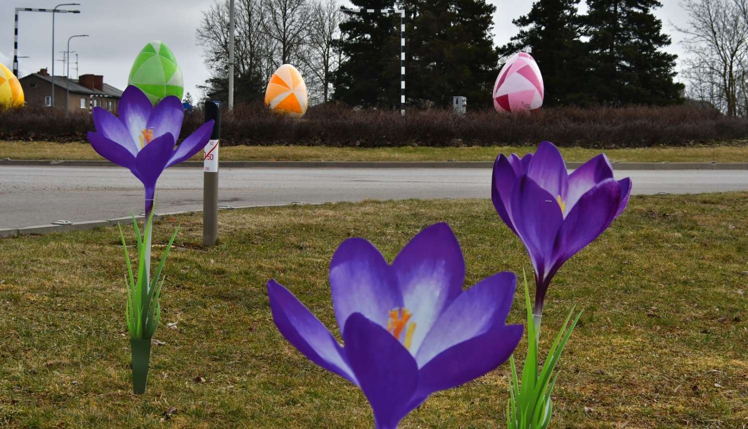 Lieldienu dekori Jēkabpilī