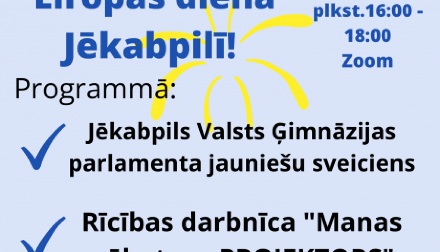 Jauniešus aicina uz  rīcības darbnīcu “Manas nākotnes PROJEKTORS”