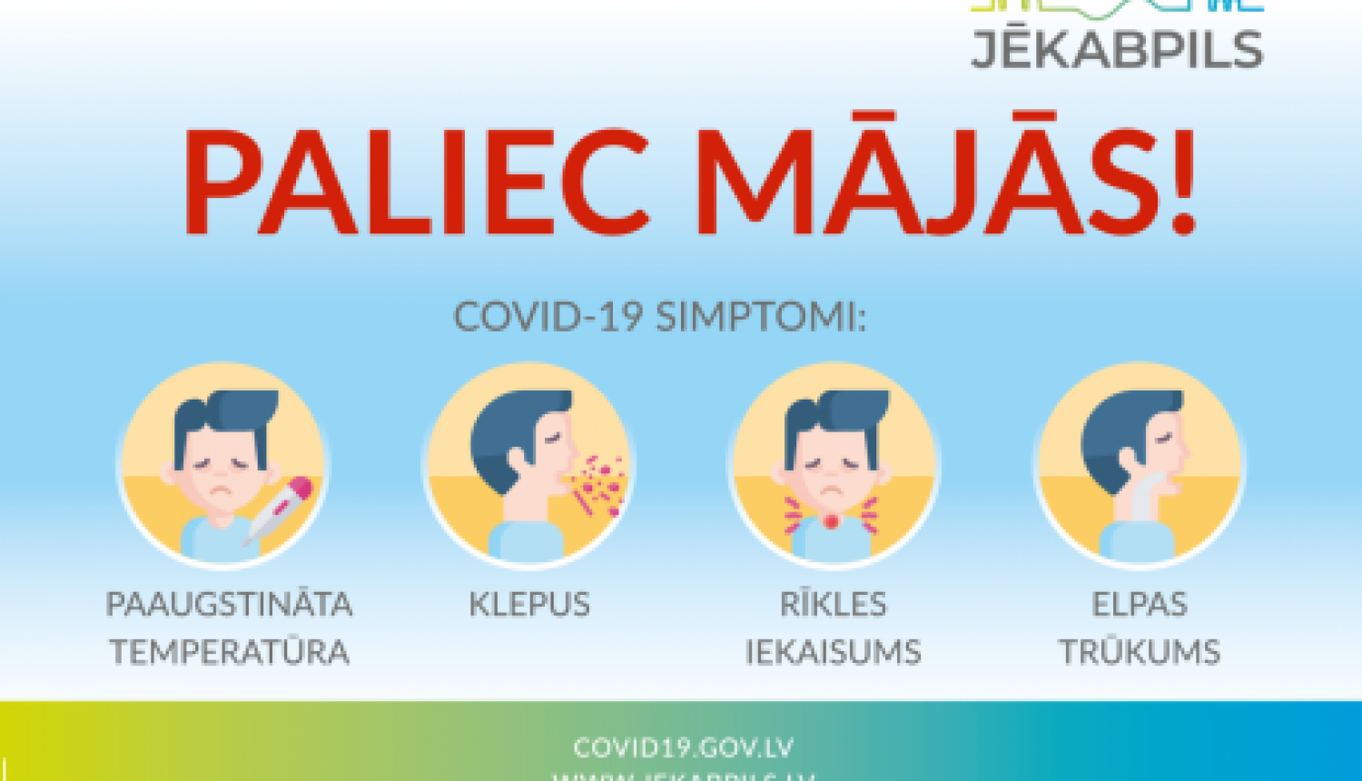 Informācija iedzīvotājiem par COVID-19 ierobežojošajiem pasākumiem