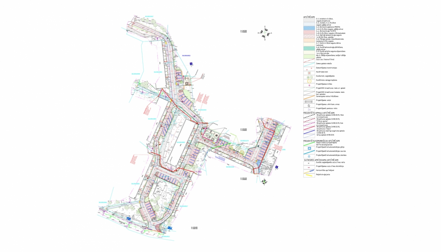 Būvdarbu plāns Sporta ielā Viesītē