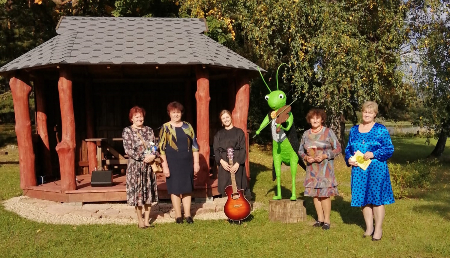 Dzejas dienu Rubeņos dalībnieki