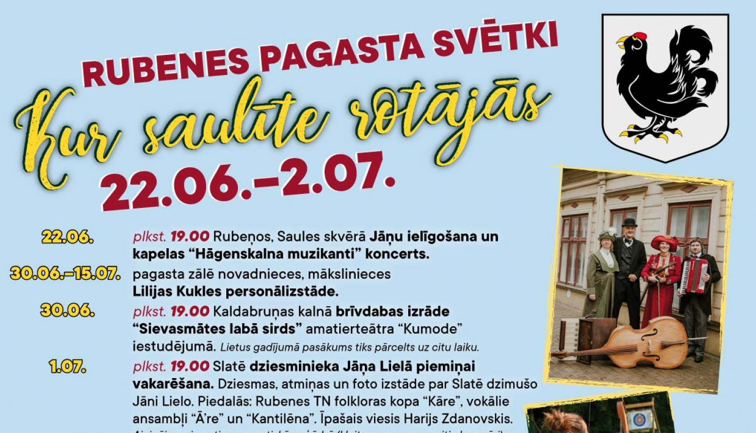 Rubenes pagasta svētki - galvene