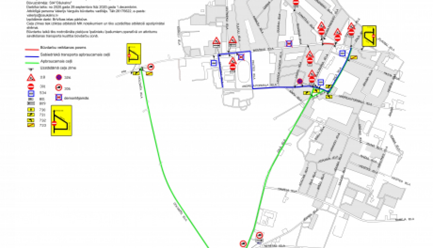 No 29.septembra būs slēgts Brīvības ielas posms no Rūdolfa Blaumaņa ielas līdz Zvanītāju ielai