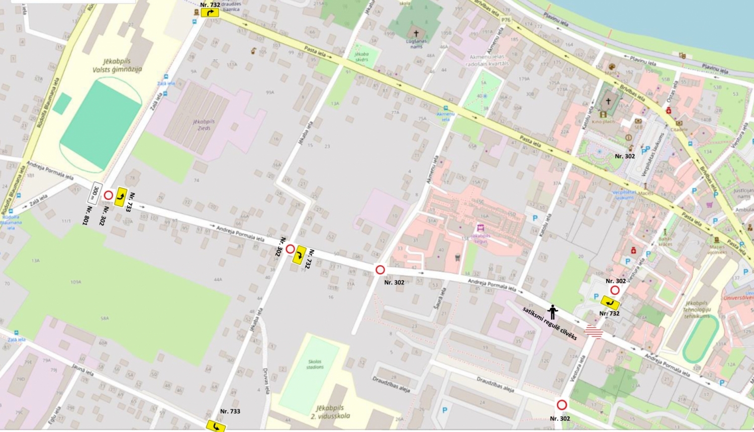 Satiksmes organizācijas shēma