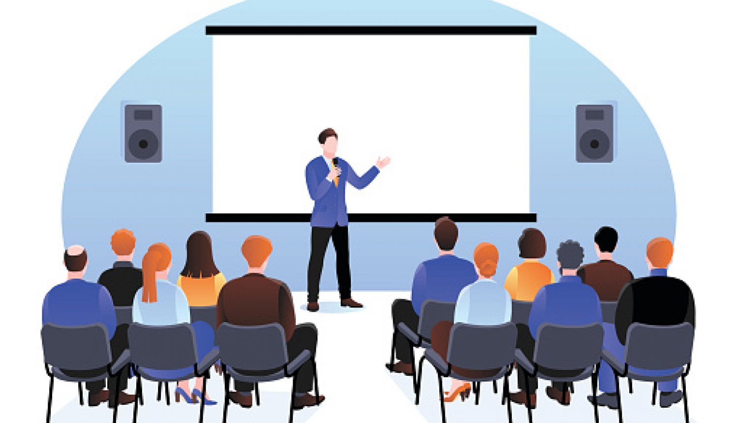 Zīmēta semināra vizualizācija