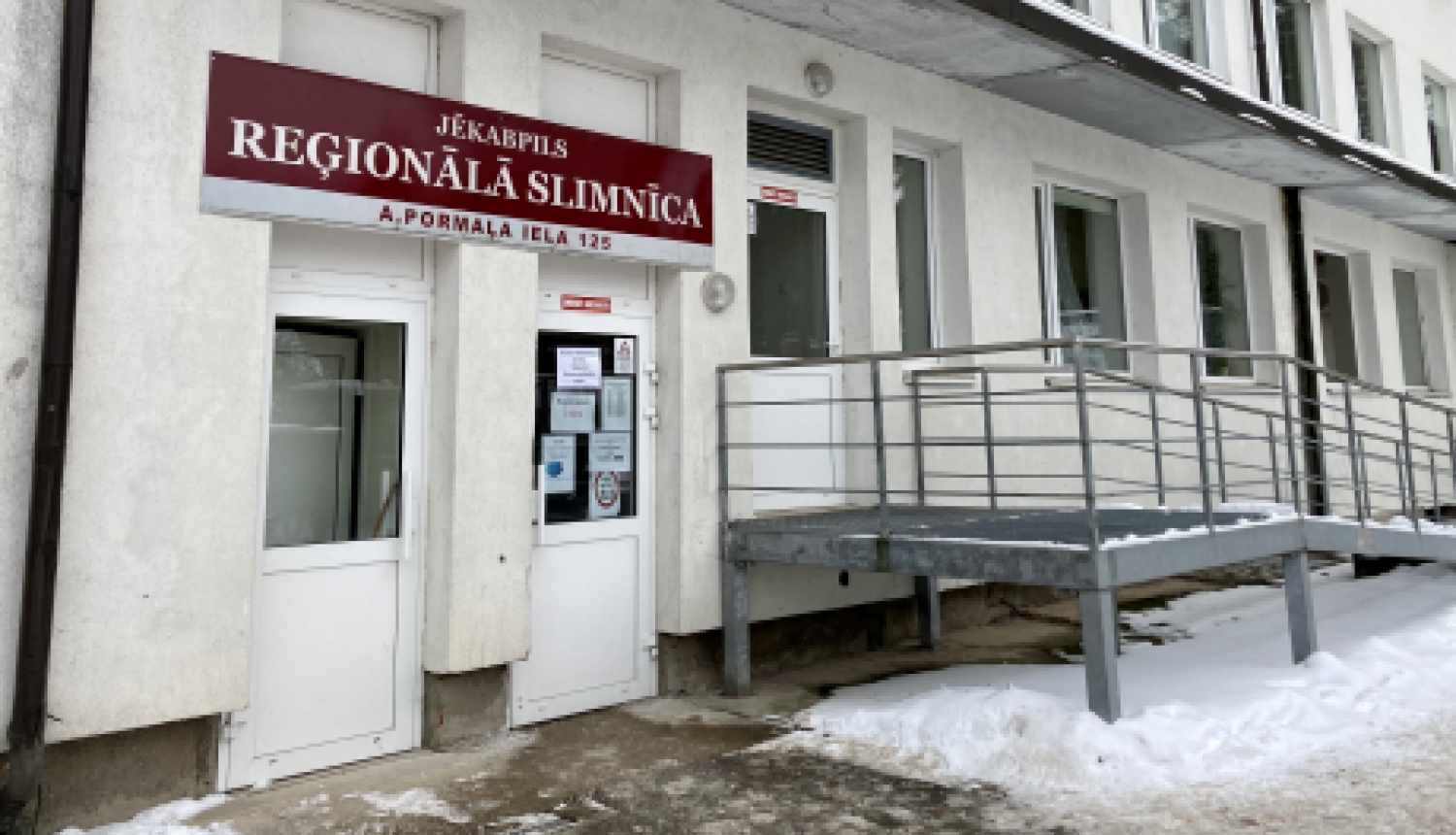 Izmaiņas apmeklētāju pieņemšanā saistībā ar būvniecības darbiem SIA “Jēkabpils reģionālā slimnīca”