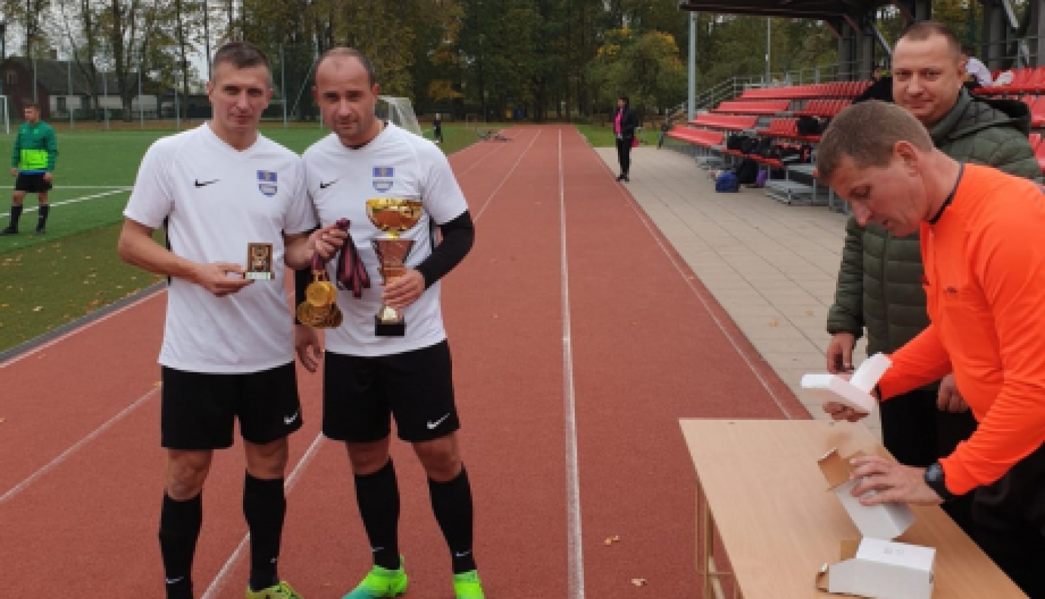 Jēkabpilī aizvadīts futbola mačs A. Gospodarjova piemiņai 