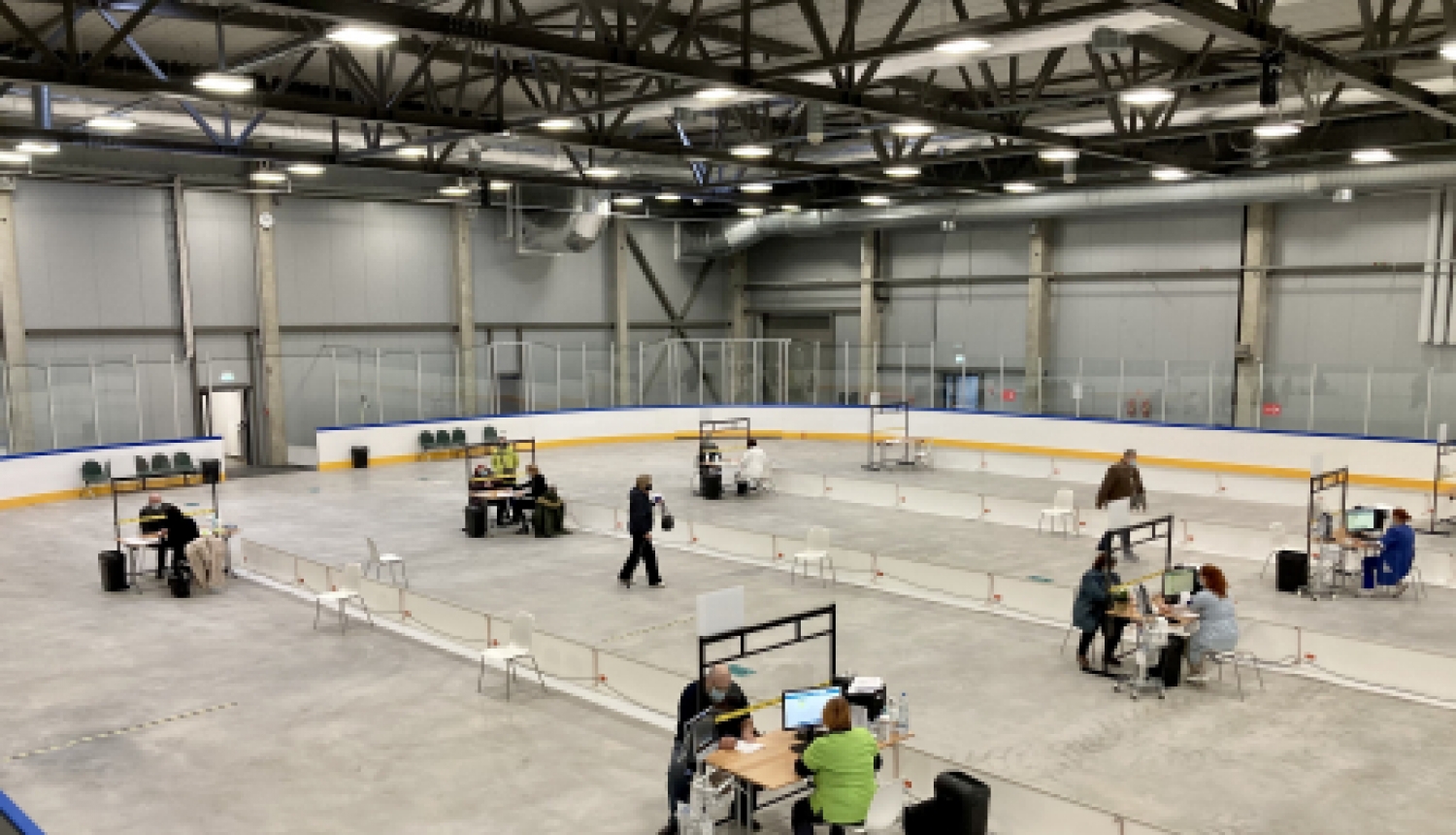 Divu dienu laikā Jēkabpils liela mēroga vakcinācijas centrā vakcinēti 426 cilvēki