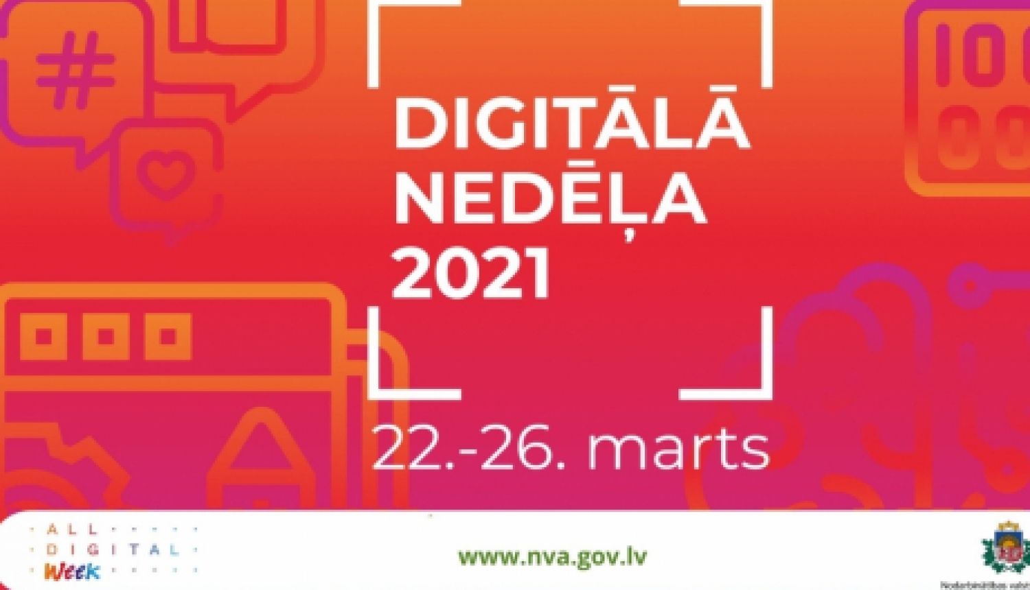 Nodarbinātības valsts aģentūra ielūdz ikvienu interesentu uz Digitālās nedēļas pasākumiem